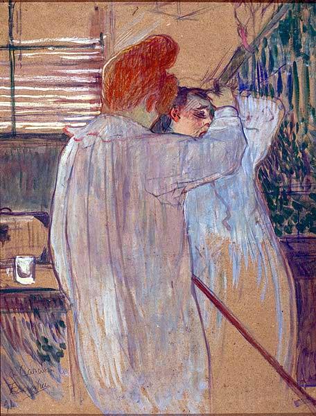 Henri de toulouse-lautrec Two Women in Nightgowns France oil painting art